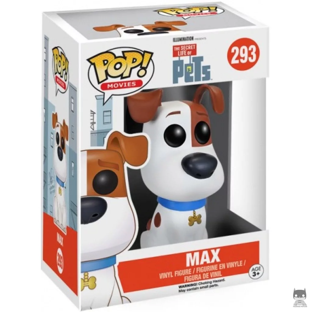 Max Funko Pop! figure in its box