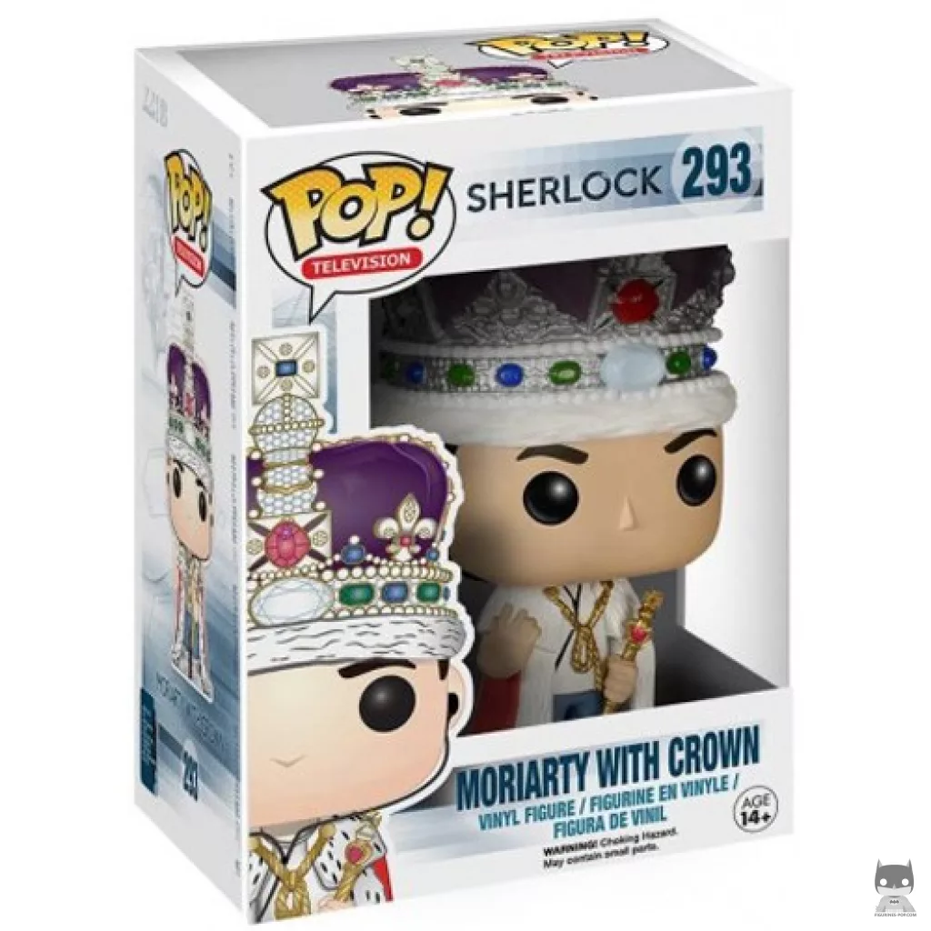 Jim Moriarty (Crown Jewel) Funko Pop! figure in its box