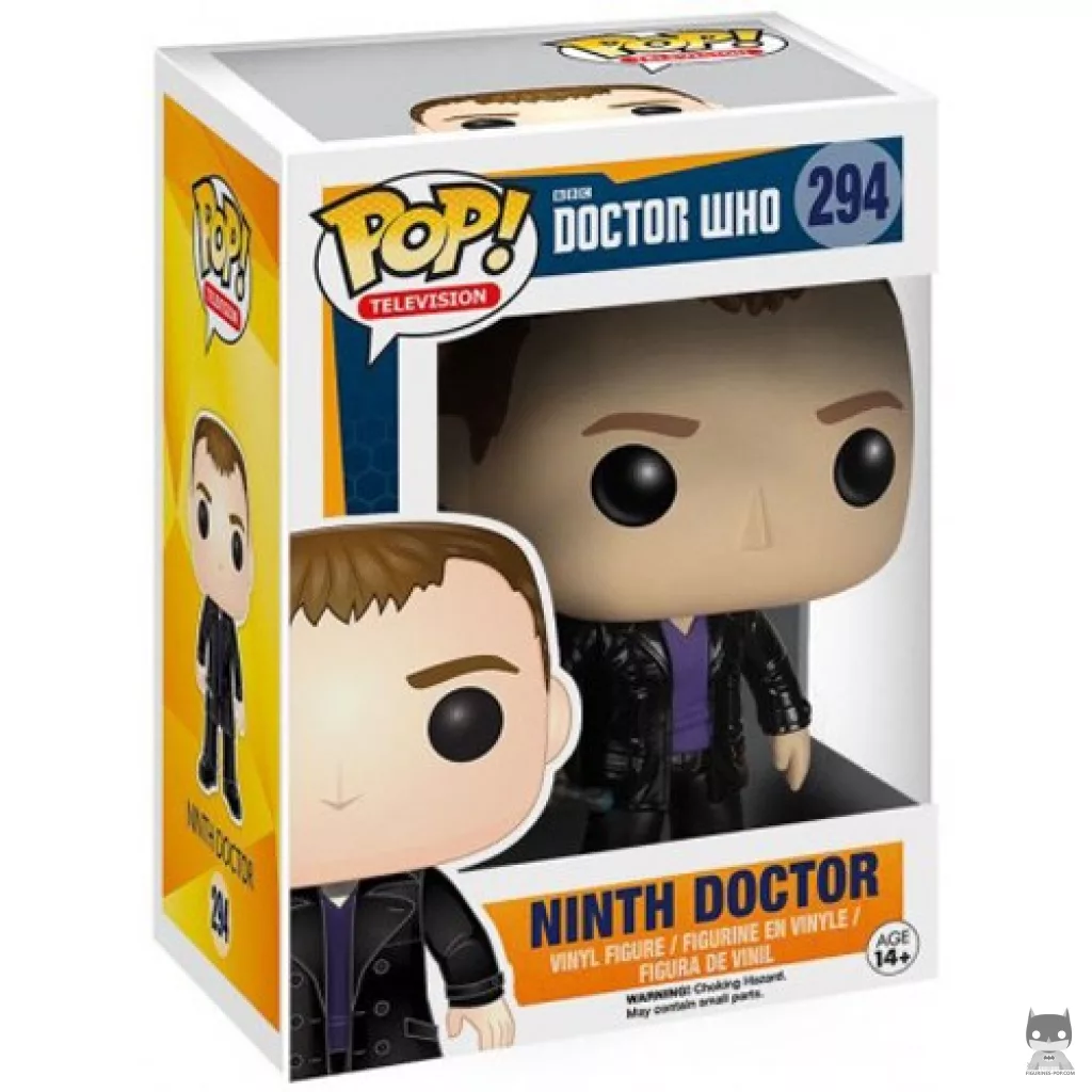 9th Doctor Funko Pop! figure in its box