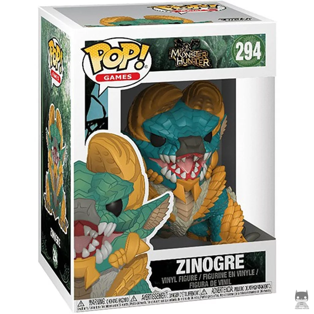 Zinogre Funko Pop! figure in its box