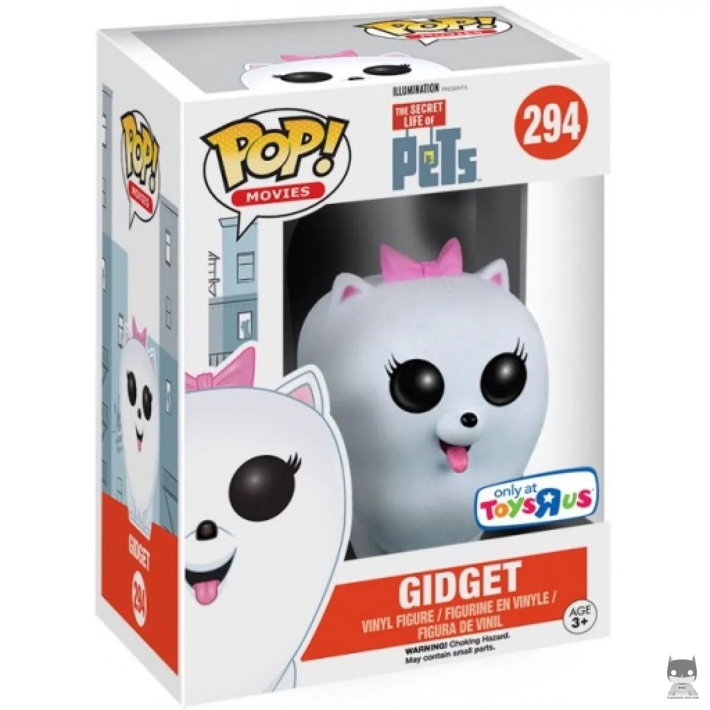 Gidget (Flocked) Funko Pop! figure in its box