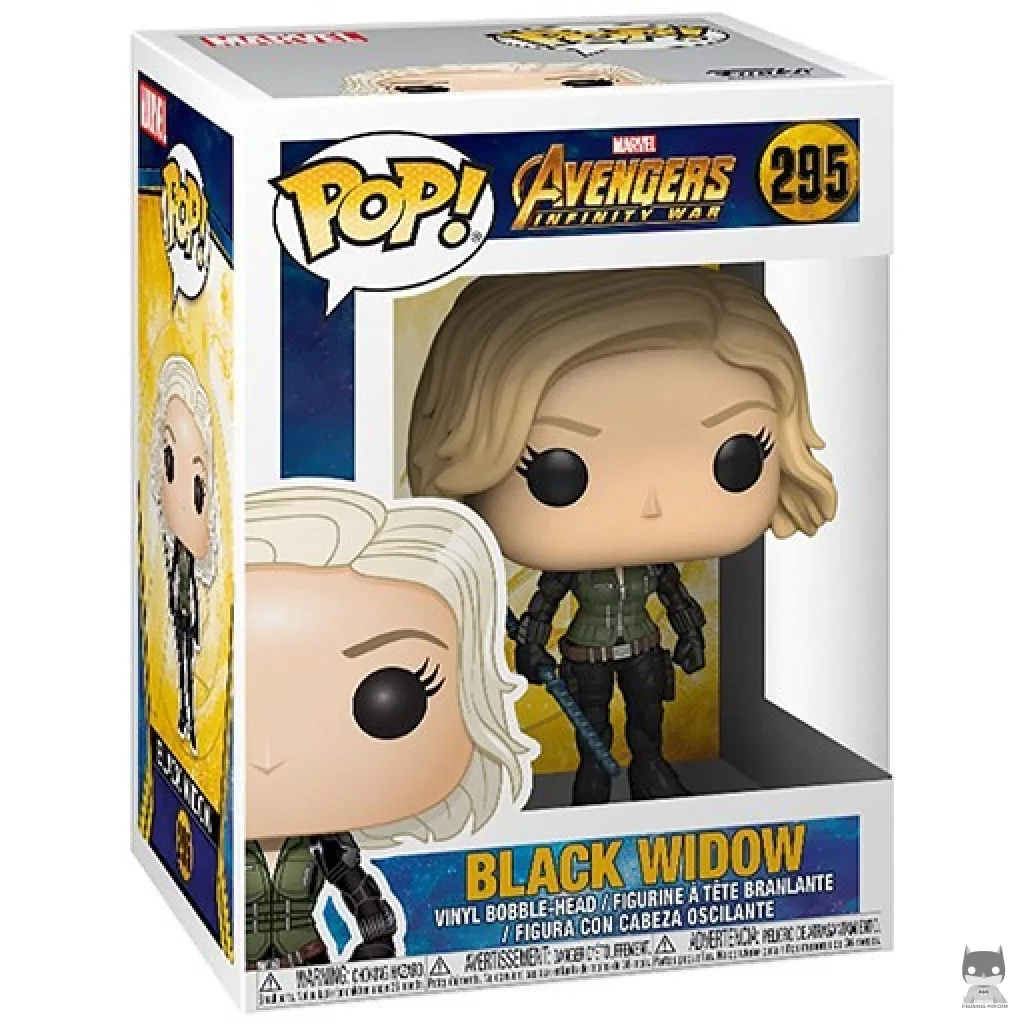 Black Widow Funko Pop! figure in its box