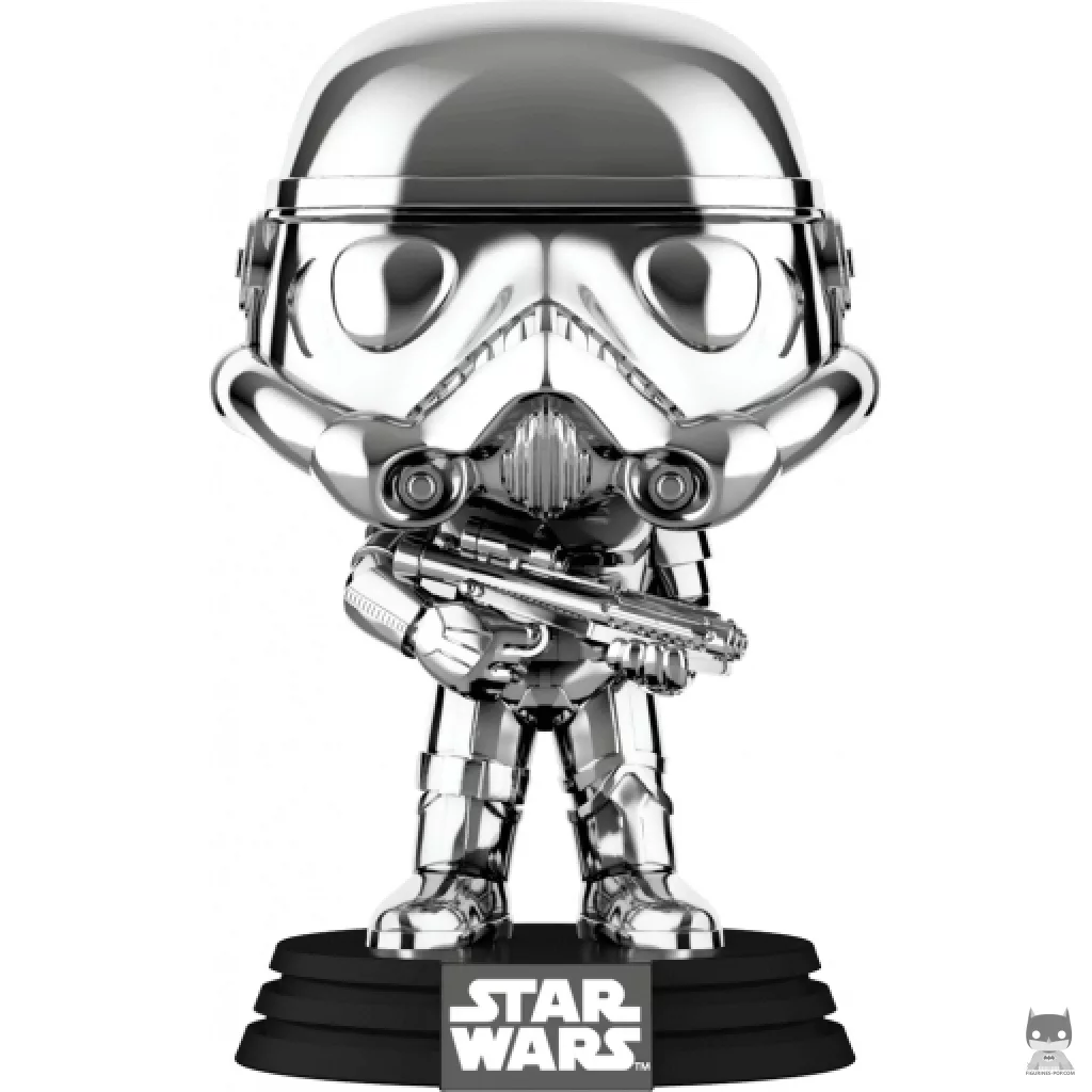 Stormtrooper (Silver Chrome) Funko Pop! figure (Star Wars: Episode I, The Phantom Menace)
