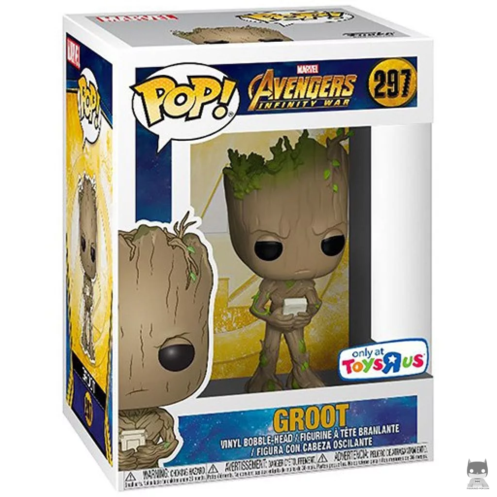 Groot (with Game) Funko Pop! figure in its box