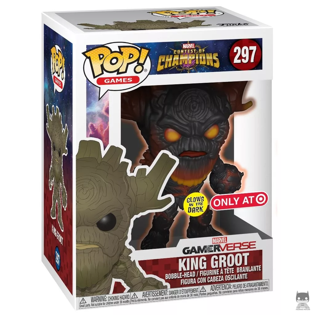 King Groot Funko Pop! figure in its box