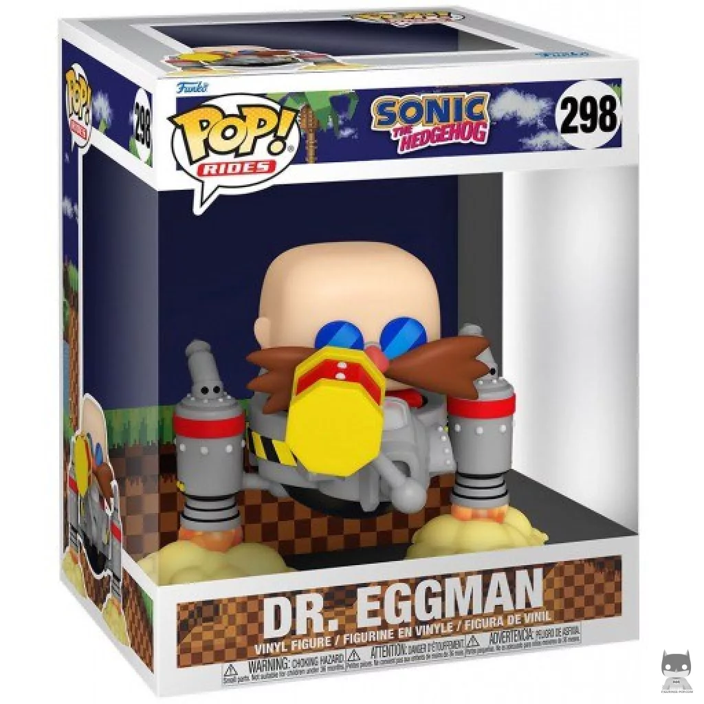 Dr. Eggman Funko Pop! figure in its box