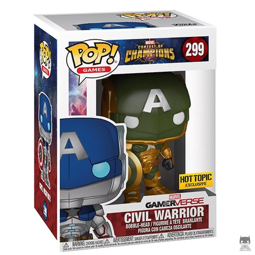 Civil Warrior (Green) Funko Pop! figure in its box