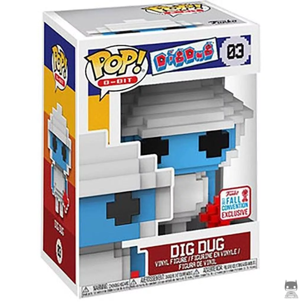 Dig Dug Funko Pop! figure in its box
