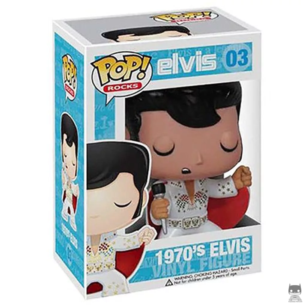 Elvis Presley 1970's Funko Pop! figure in its box