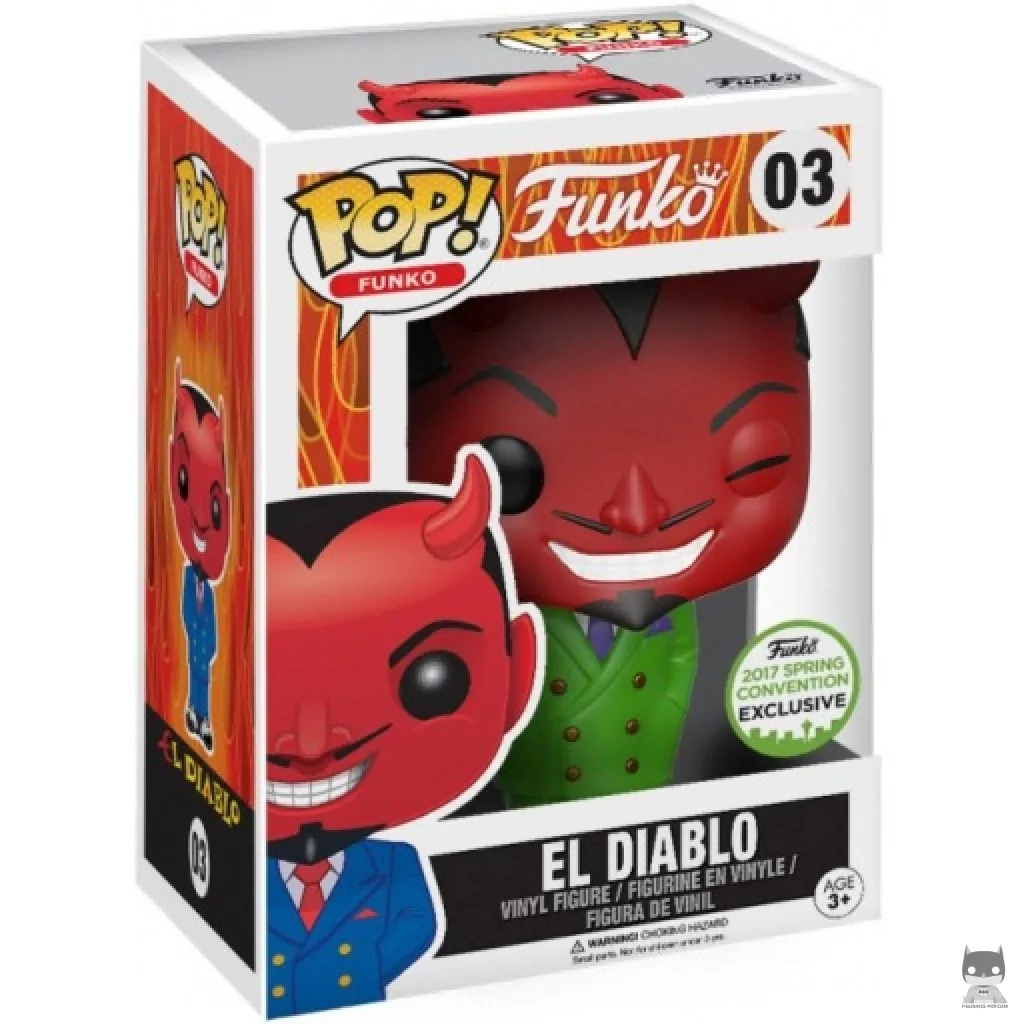 El Diablo Funko Pop! figure in its box