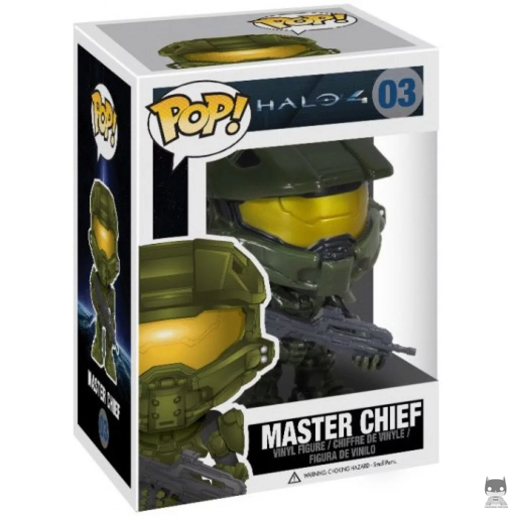 Master Chief Funko Pop! figure in its box