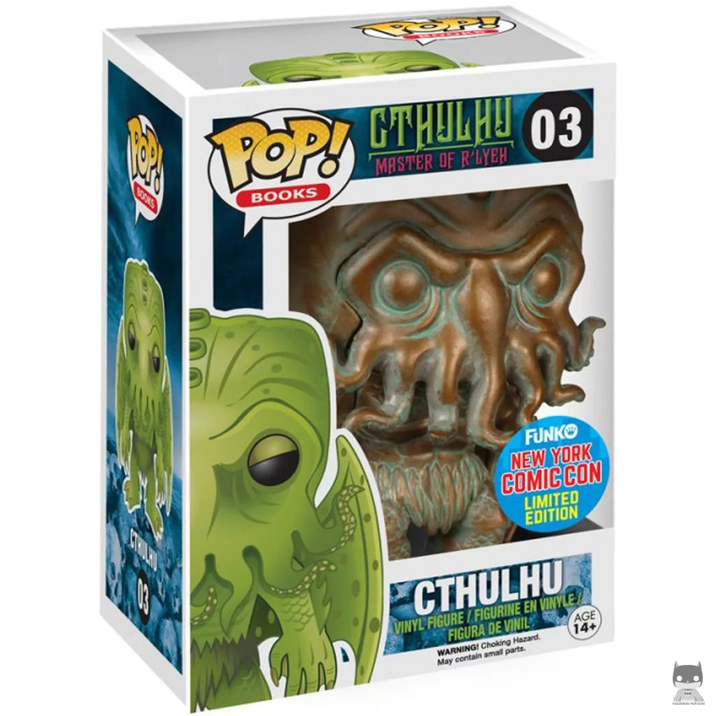 Cthulhu Funko Pop! figure in its box