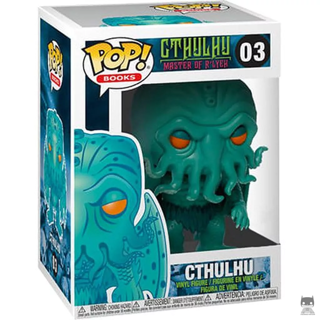 Cthulhu (Neon) Funko Pop! figure in its box