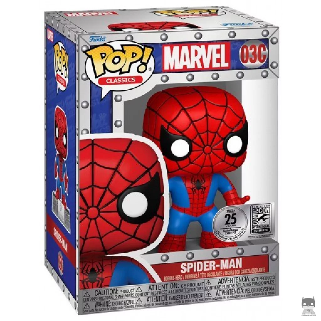 Spider-Man (Special 25 Years) Funko Pop! figure in its box