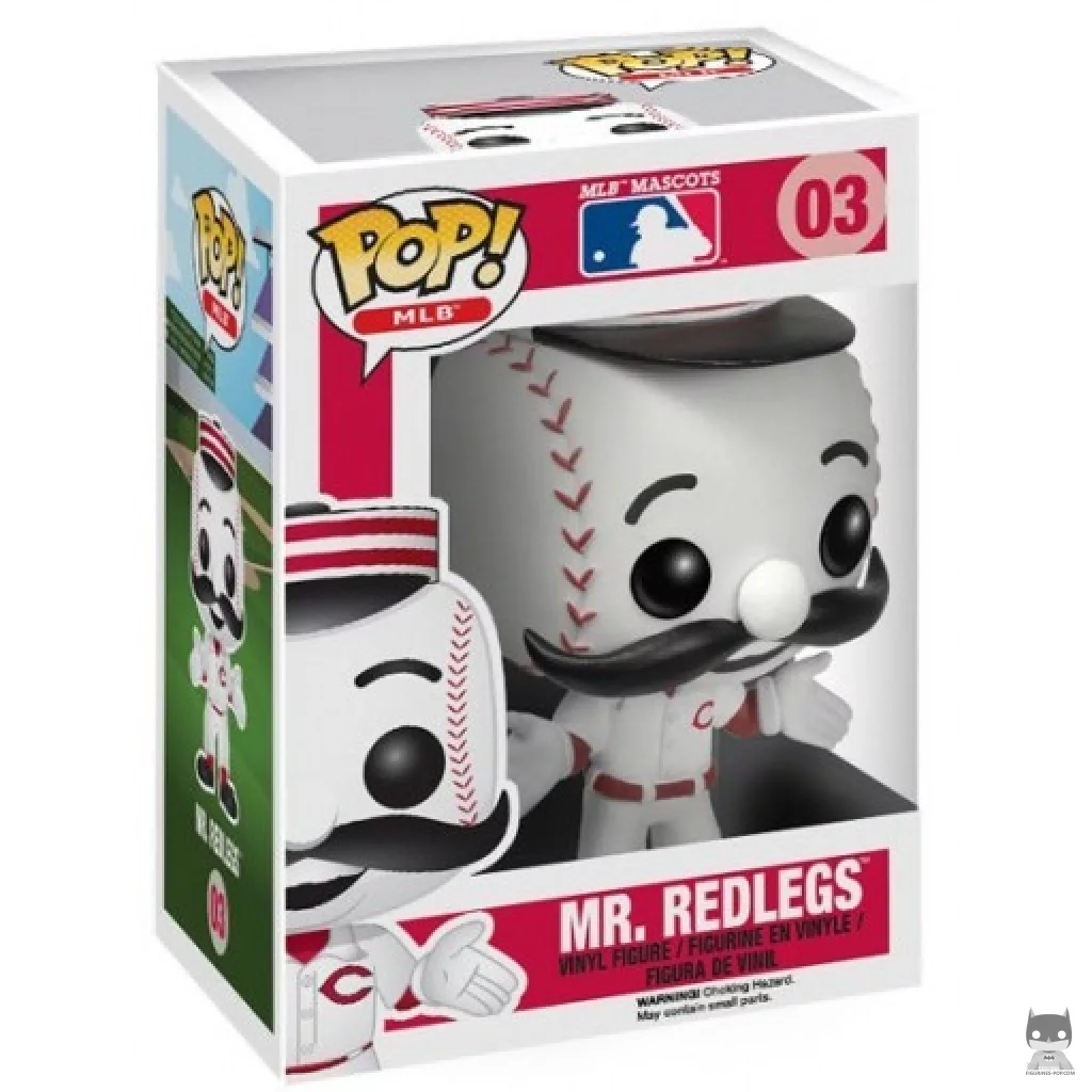 Mr. Redlegs Funko Pop! figure in its box