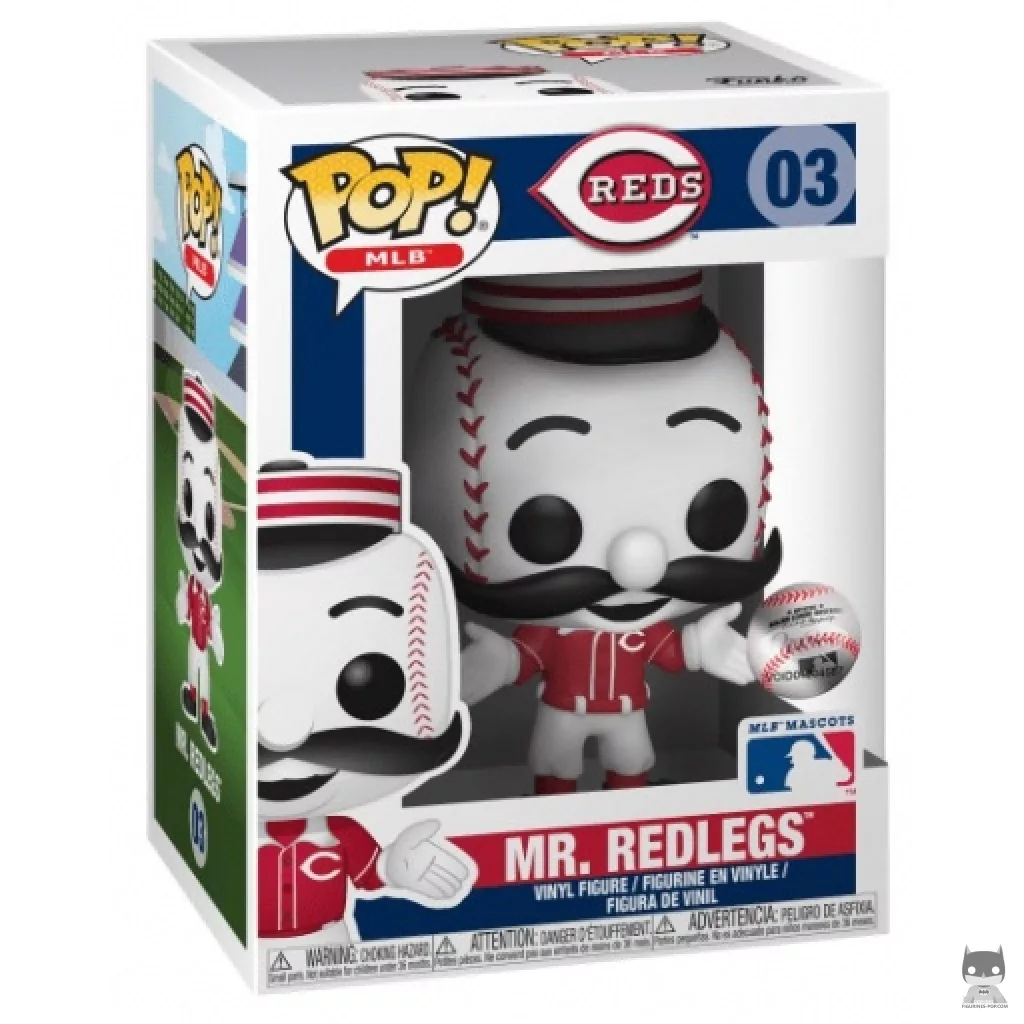 Mr. Redlegs (Red) Funko Pop! figure in its box