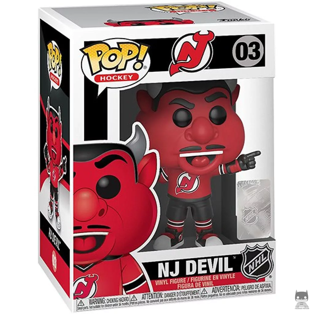 NJ Devil (New Jersey Devils) Funko Pop! figure in its box