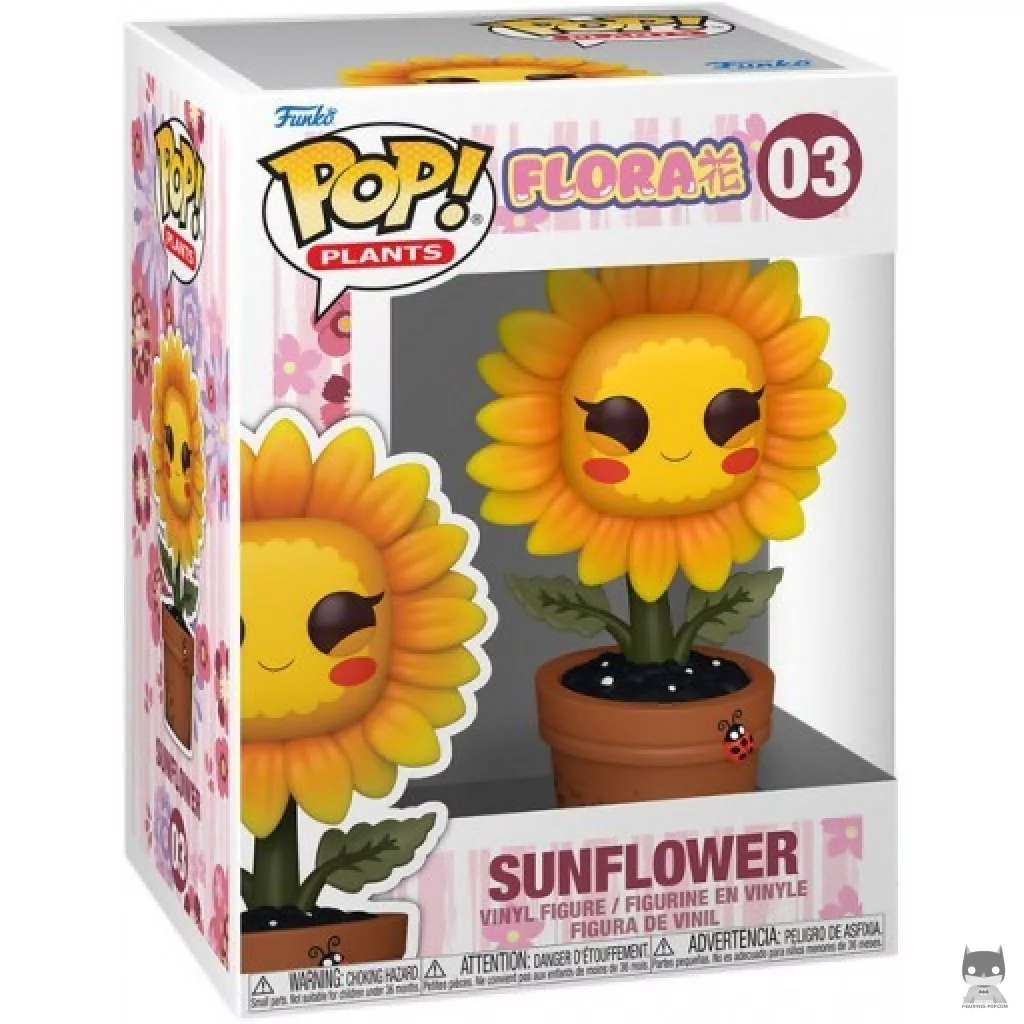 Sunflower Funko Pop! figure in its box