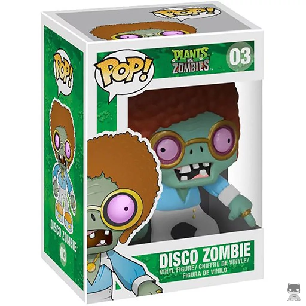Disco Zombie Funko Pop! figure in its box