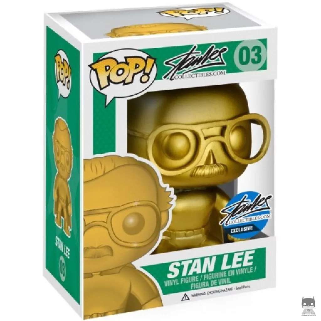 Stan Lee (Gold) Funko Pop! figure in its box
