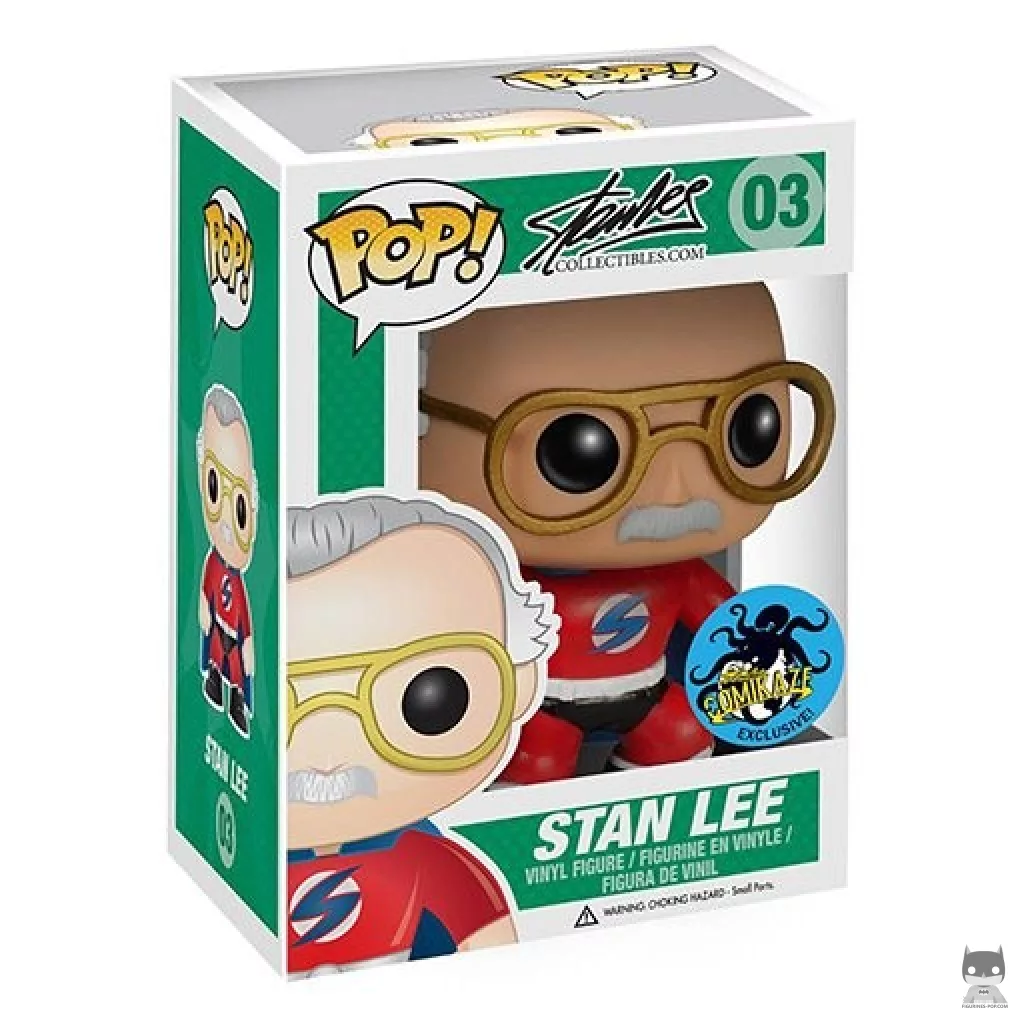 Stan Lee (Superhero) Funko Pop! figure in its box