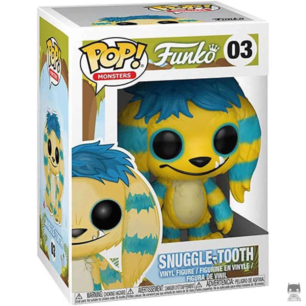 Snuggle-Tooth (Yellow) Funko Pop! figure in its box