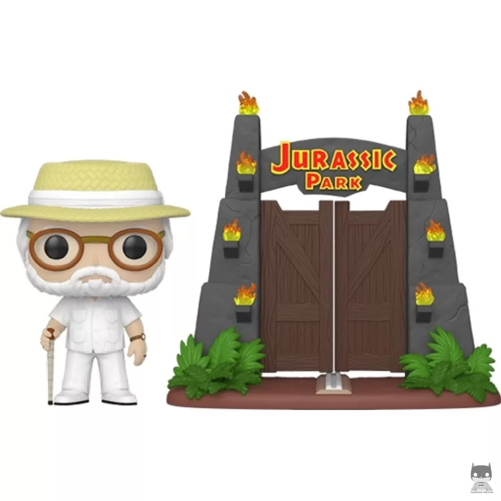 John Hammond with Jurassic Park Gates Funko Pop! figure (Jurassic Park)