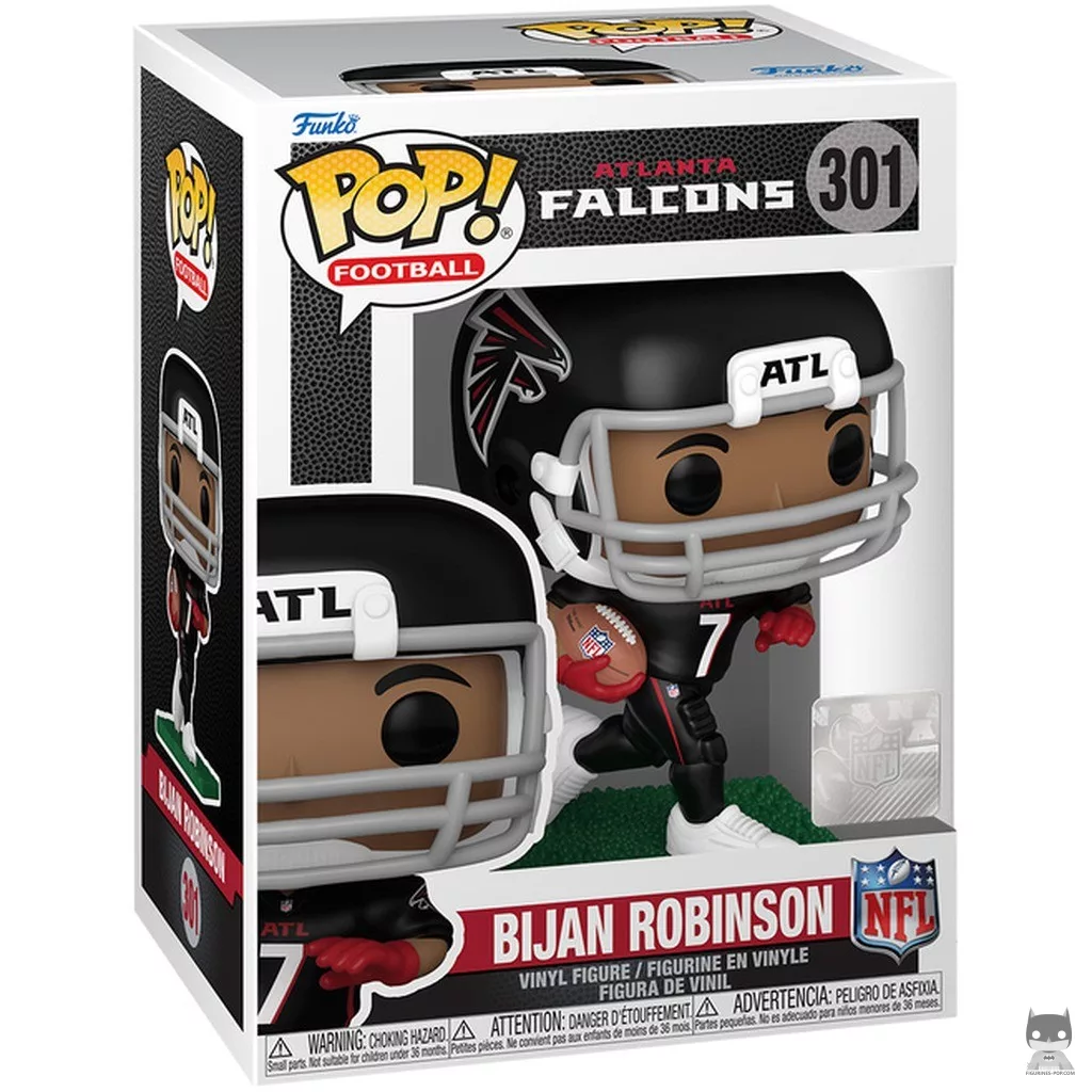 Bijan Robinson Funko Pop! figure in its box