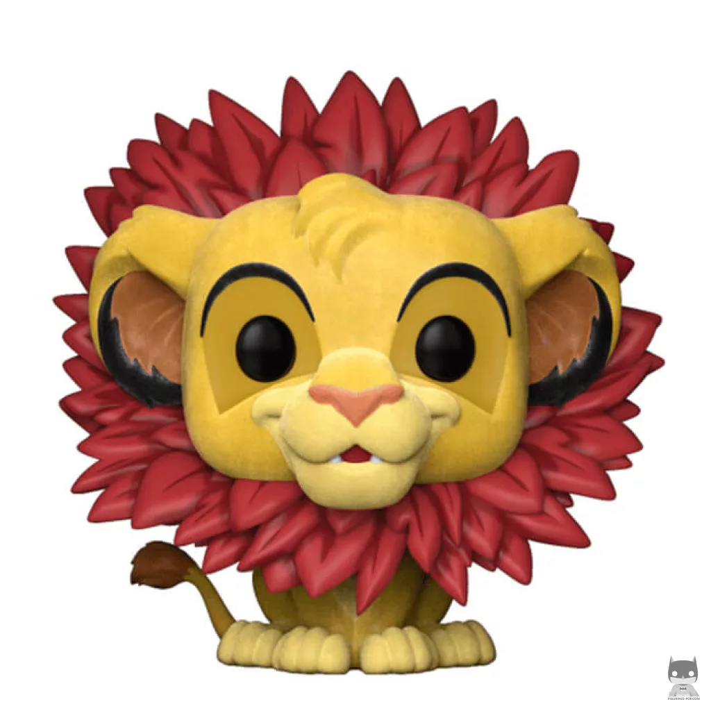 Simba with Leaf Mane (Flocked) Funko Pop! figure (The Lion King)