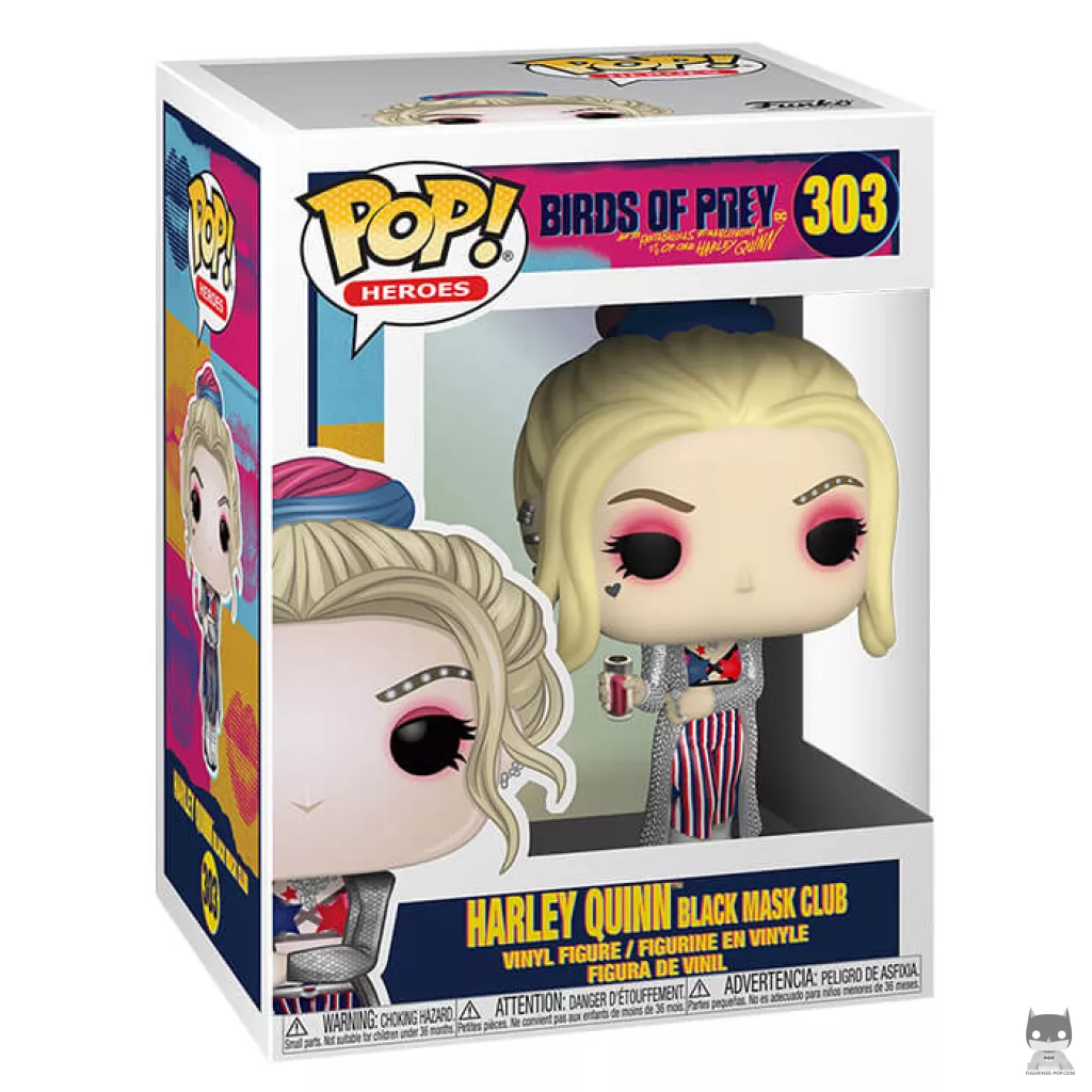 Harley Quinn Black Mask Club Funko Pop! figure in its box