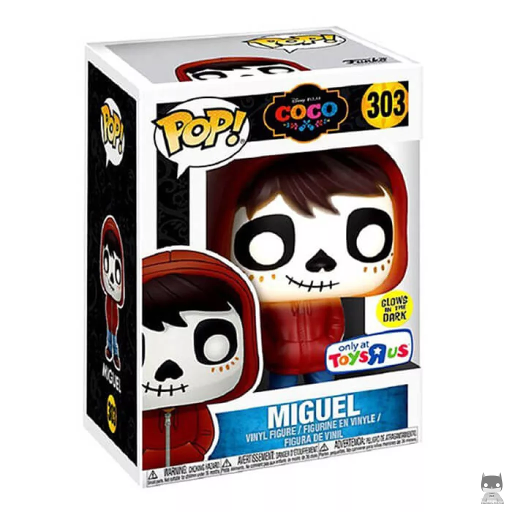 Miguel Rivera (Glow) Funko Pop! figure in its box