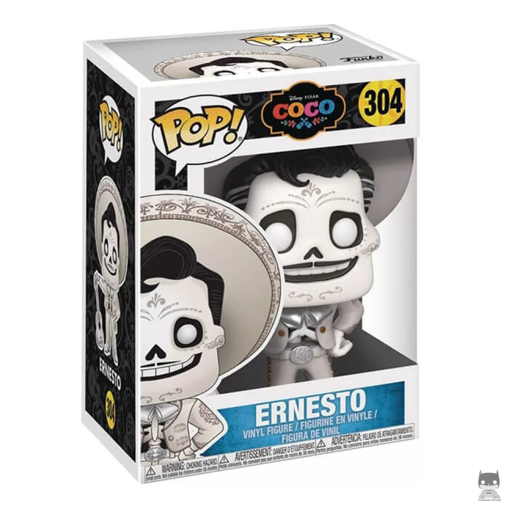 Ernesto de la Cruz Funko Pop! figure in its box