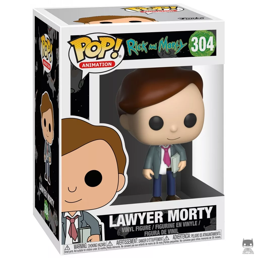 Lawyer Morty Funko Pop! figure in its box