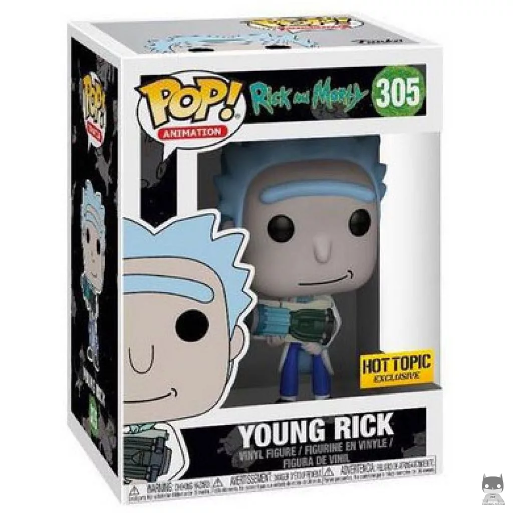 Young Rick Funko Pop! figure in its box