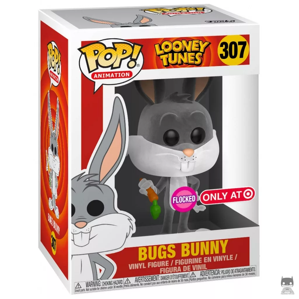 Bugs Bunny (Flocked) Funko Pop! figure in its box