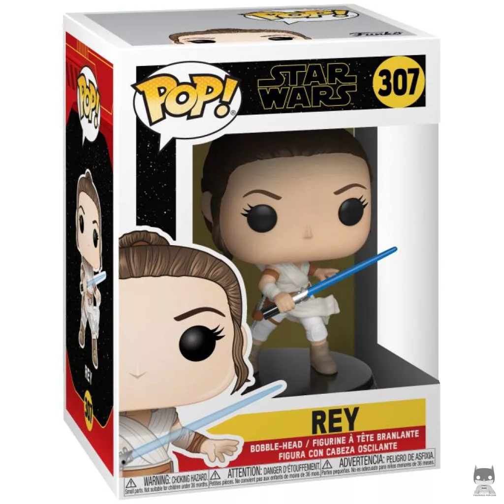 Rey Funko Pop! figure in its box