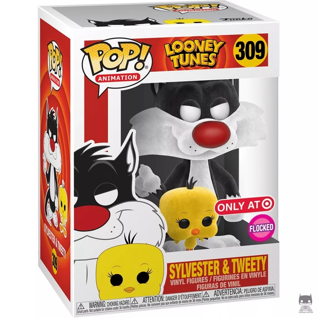 Sylvester & Tweety (Flocked) Funko Pop! figure in its box