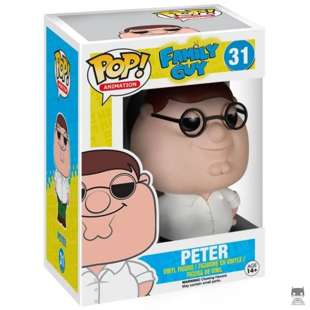 Peter Funko Pop! figure in its box