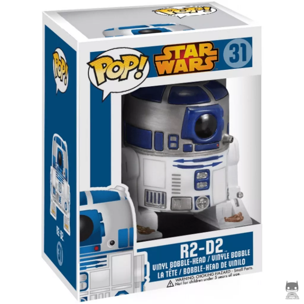 R2-D2 Funko Pop! figure in its box