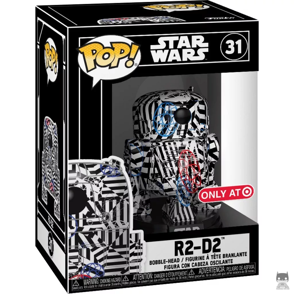 R2-D2 Funko Pop! figure in its box