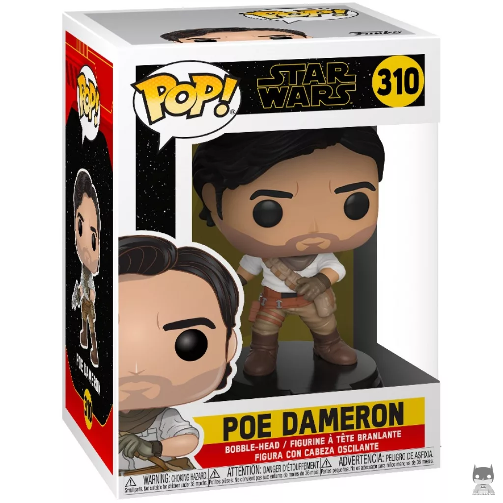 Poe Dameron Funko Pop! figure in its box