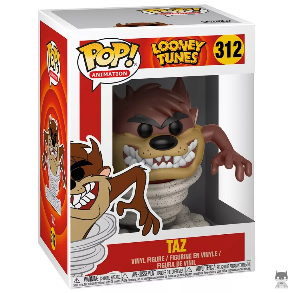 Taz Tornado Funko Pop! figure in its box