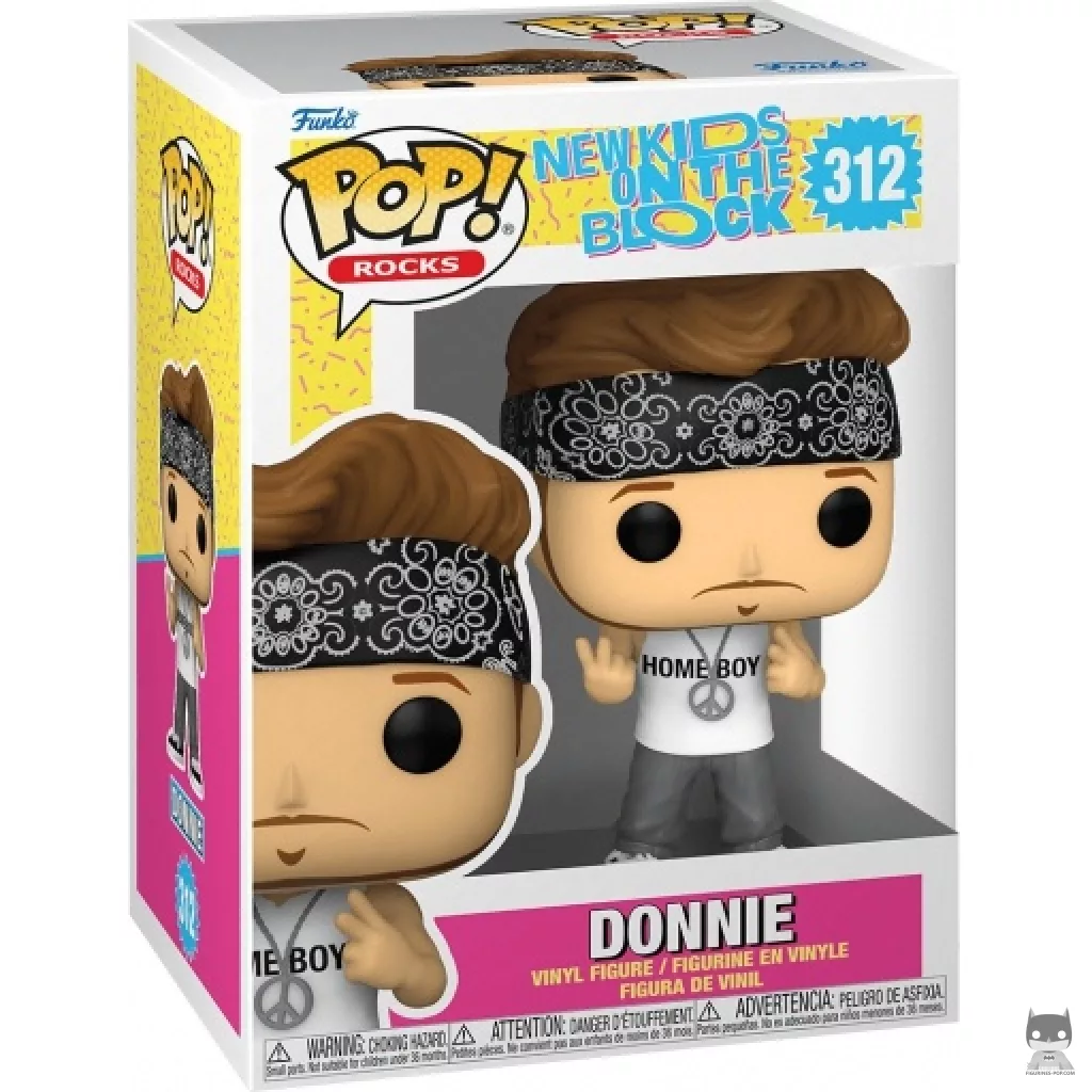 Donnie Wahlberg Funko Pop! figure in its box