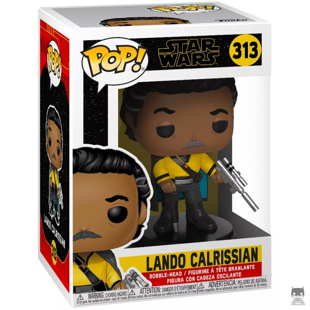 Lando Calrissian Funko Pop! figure in its box