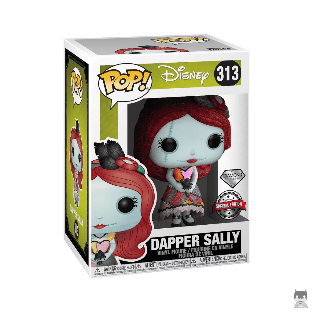 Dapper Sally (Diamond Glitter) Funko Pop! figure in its box