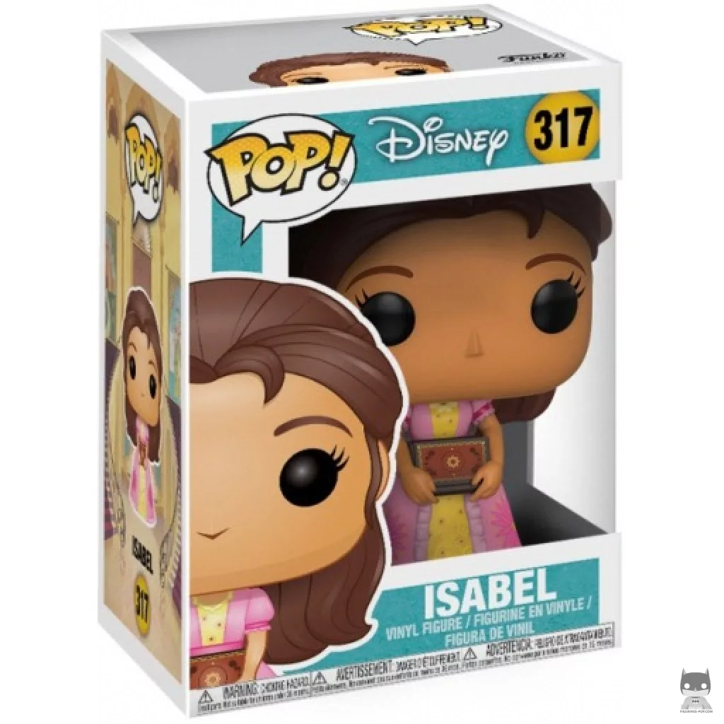 Isabel Funko Pop! figure in its box