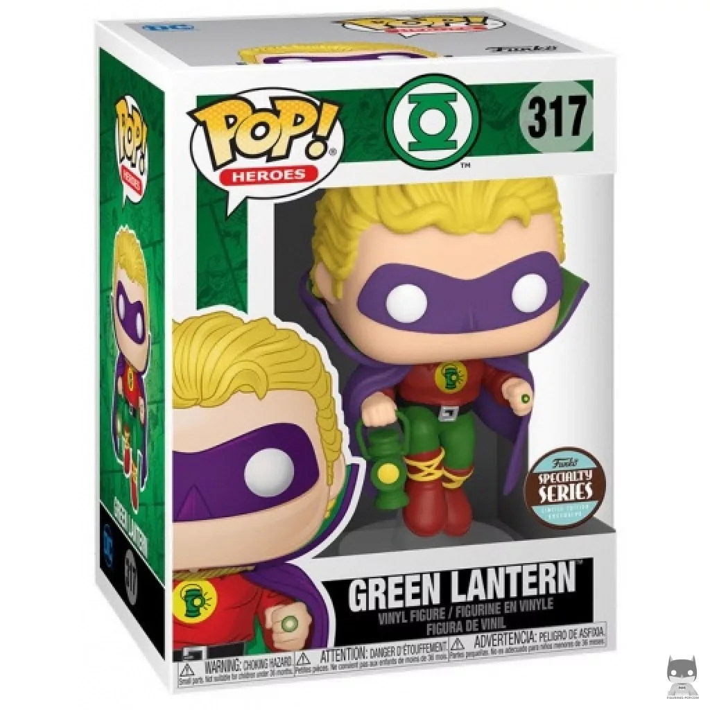 Green Lantern (Alan Scott) Funko Pop! figure in its box