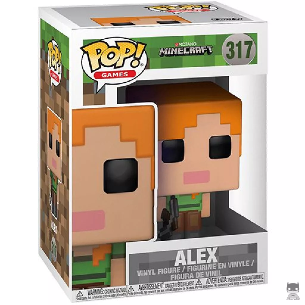 Alex Funko Pop! figure in its box