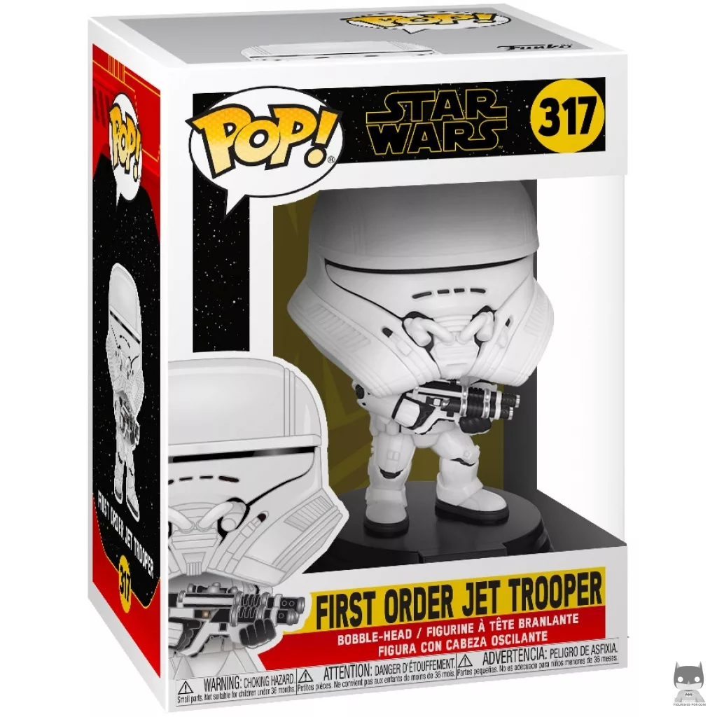 First Order Jet Trooper Funko Pop! figure in its box
