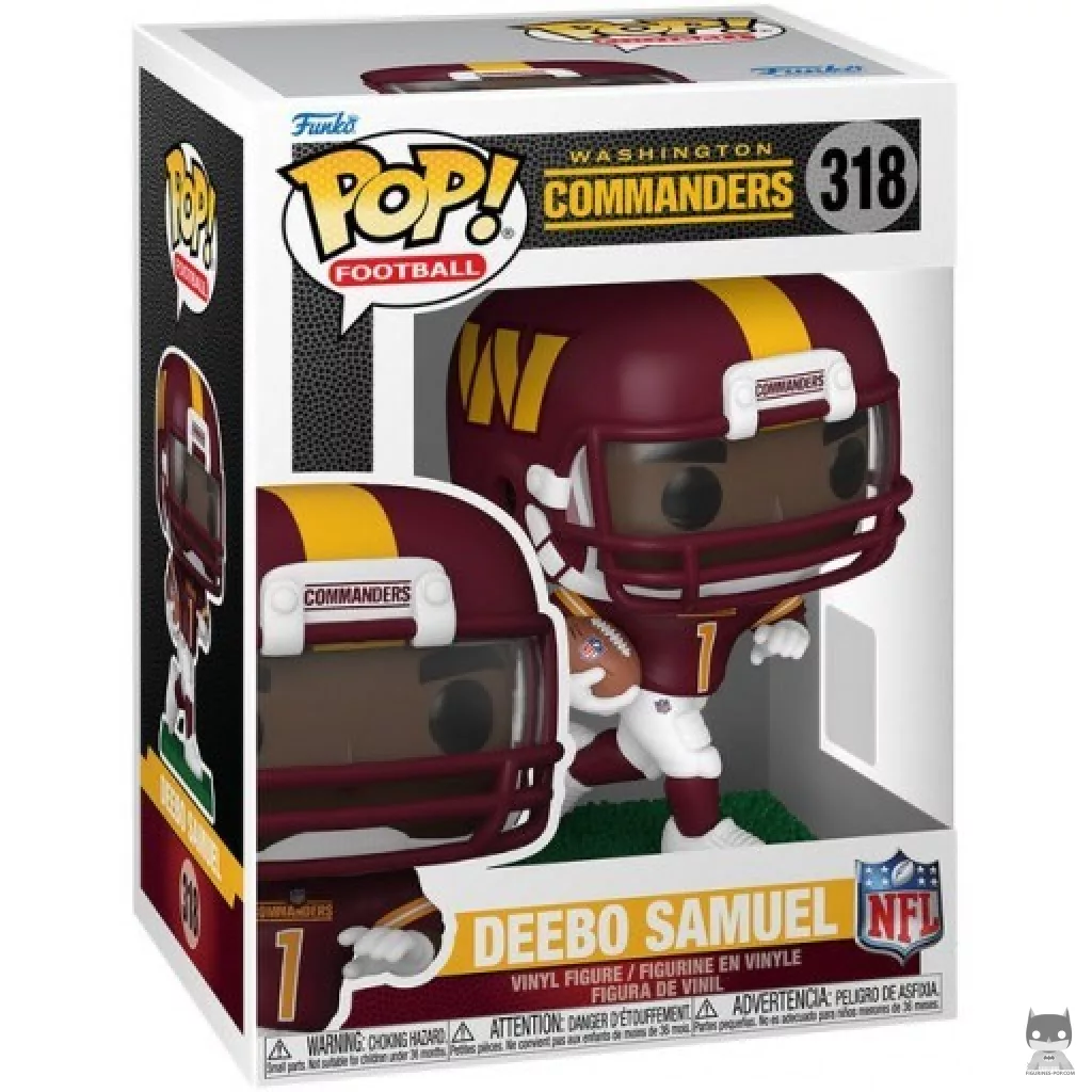 Deebo Samuel Funko Pop! figure in its box